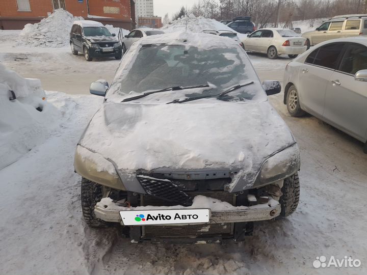 Mazda Demio 1.4 AT, 2004, битый, 120 000 км