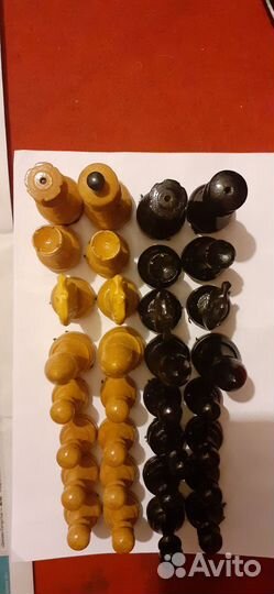 Шахматы деревянные времен СССР 43 см 43 см