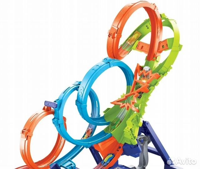 Hot Wheels Четырехместная аварийная петля HXR70