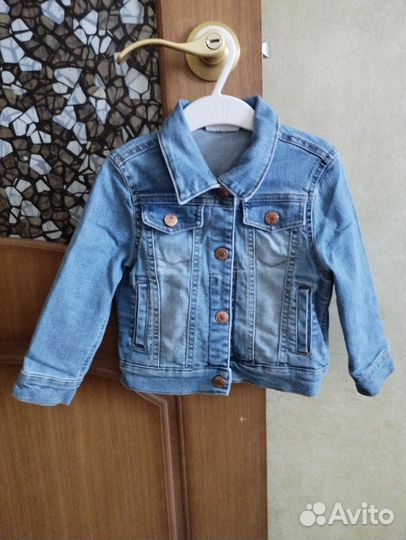 Джинсовая куртка для девочки 98
