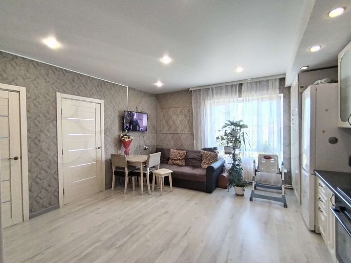 2-к. квартира, 54,5 м², 6/9 эт.