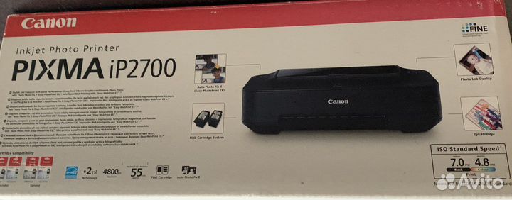 Принтер canon pixma ip 2700
