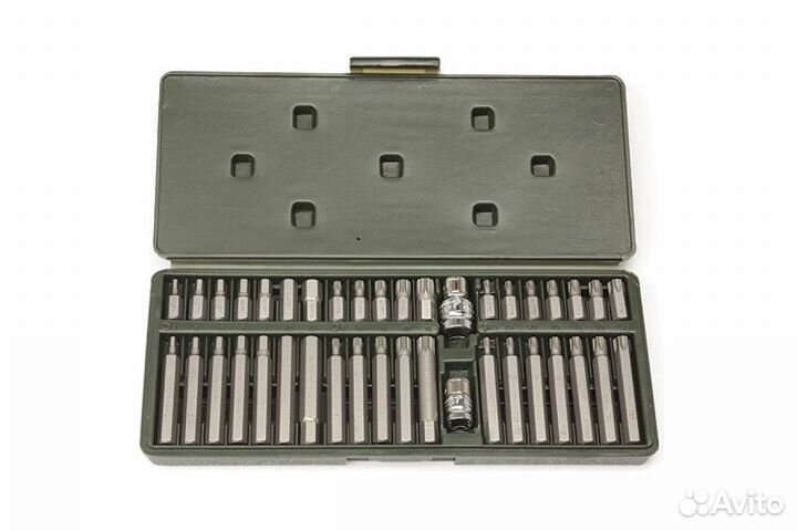 Набор бит Torx,Spline,шестигранников 40 пр дт