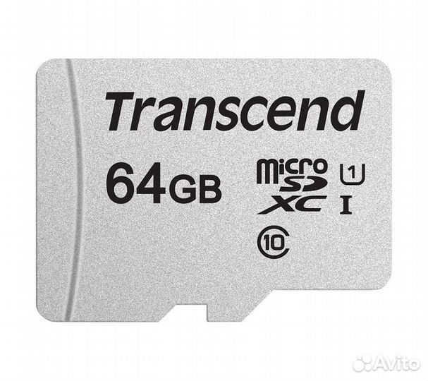Карта памяти Transcend microsdxc 300S Class 10 UHS
