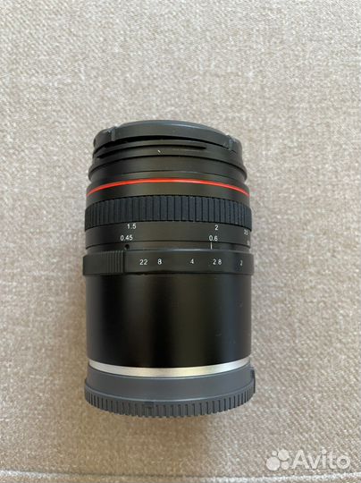Объектив macro 55 mm 1.4 - 22 f 50mm ручной фокус