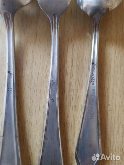 Антикварный набор столовых приборов