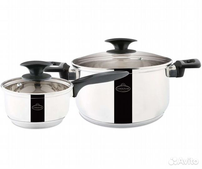 Набор посуды Coolinar кастрюля и ковш