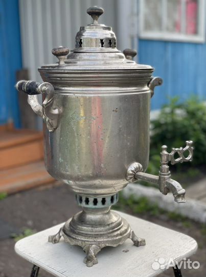 Самовар тульский на дровах 1948 года СССР