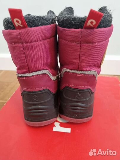 Ботинки зимние для девочки Reima, р- 22