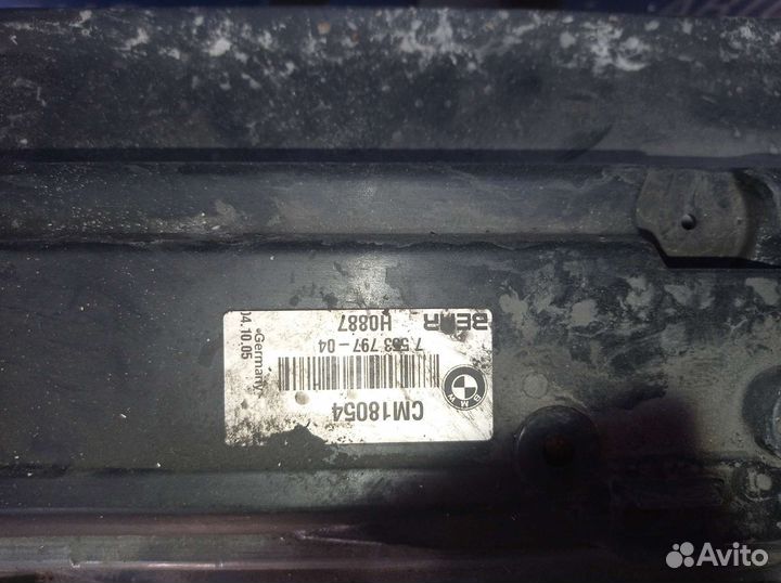 Кассета радиатора на BMW 5 Е60 n52