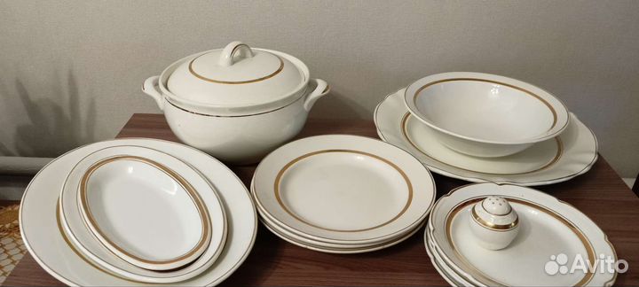 Остатки сервиза зик,фаянс