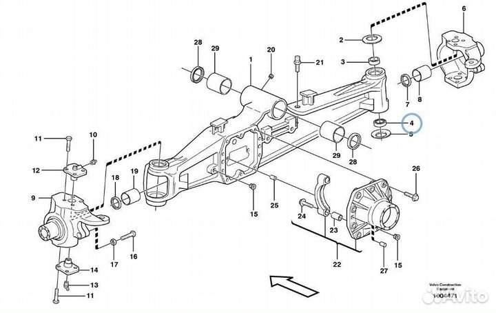 CA0027692 Подшипник шкворня сферический