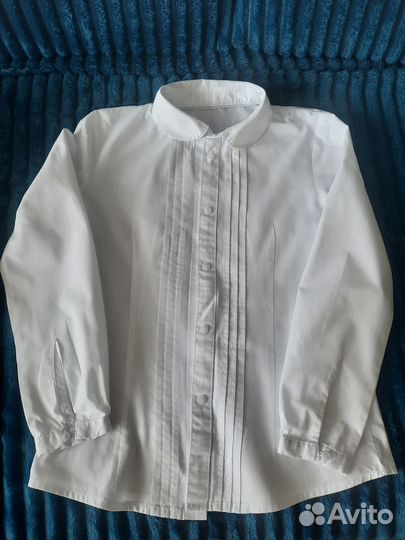 Школьные блузки рубашки дев. 128 р