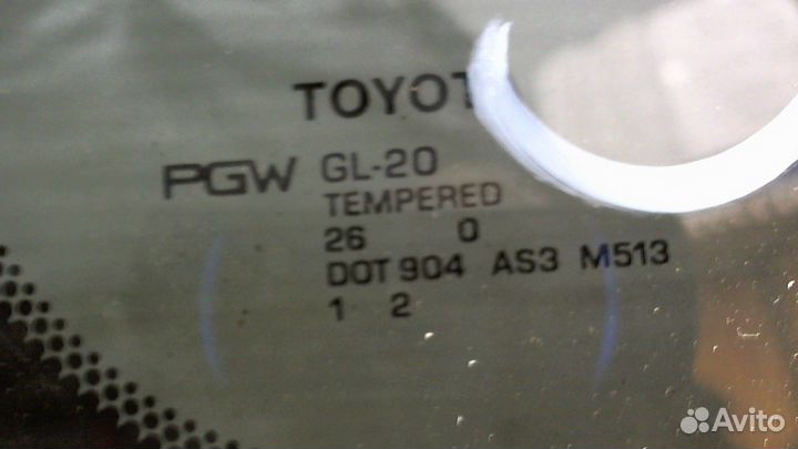 Стекло кузовное боковое Toyota Venza, 2010