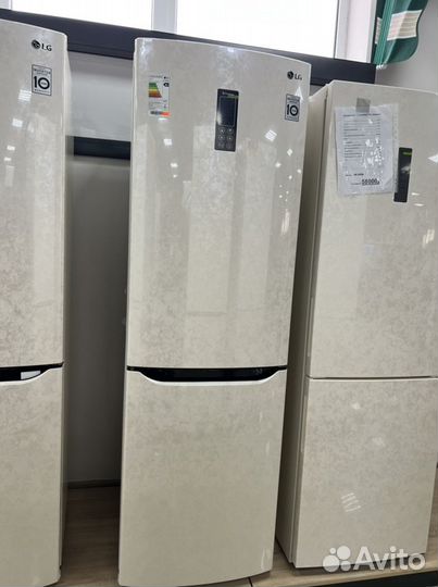 Холодильник LG GA-B419sejl бежевый