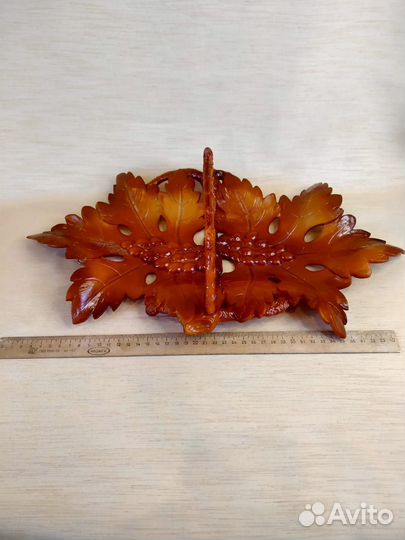 Сухарница с ручкой Виноградная лоза