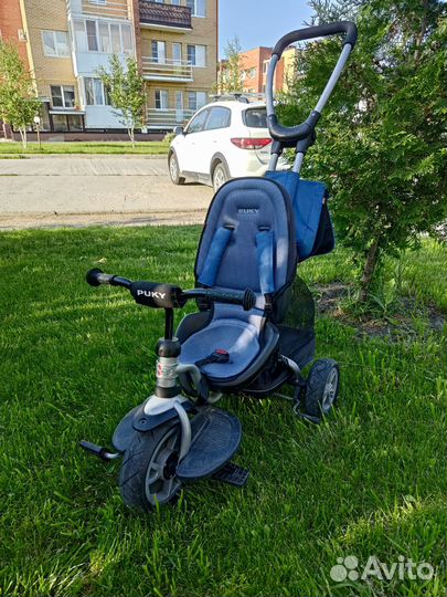 Детский велосипед Puky с ручкой