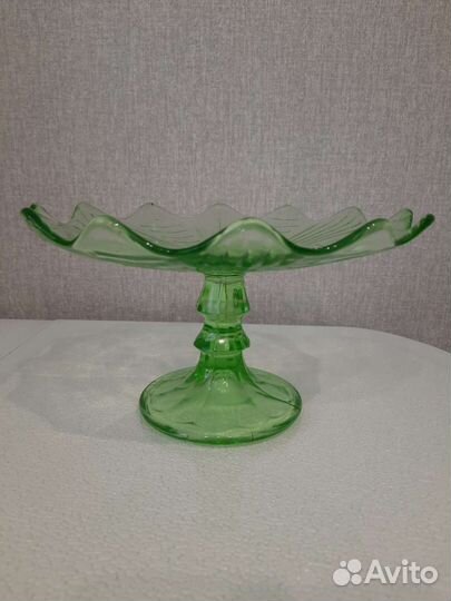 Ваза для фруктов на ножке СССР