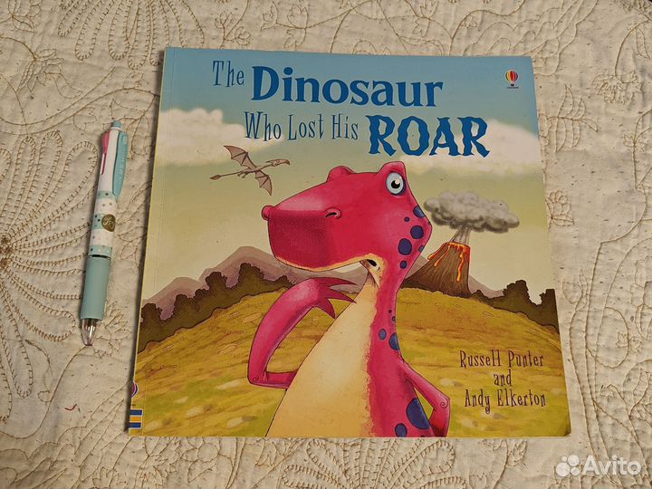 Книга the Dinosaur who lost hus roar на англ