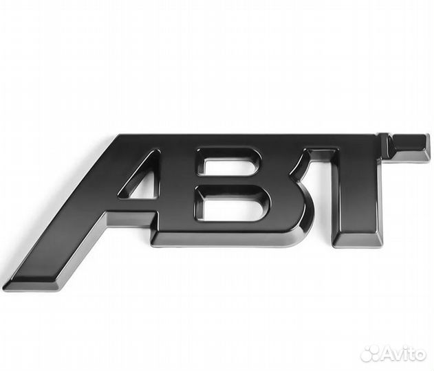 Эмблема лого ABT sportsline 8.2см * 3.2см(металл)