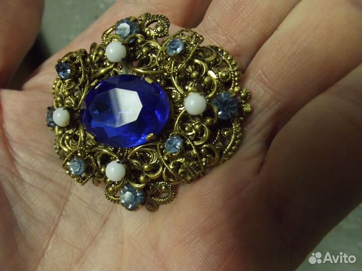 Брошь чехословакия обьемная редкая СССР