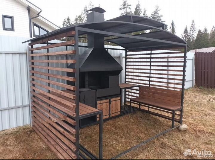 Мангальная зона лофт