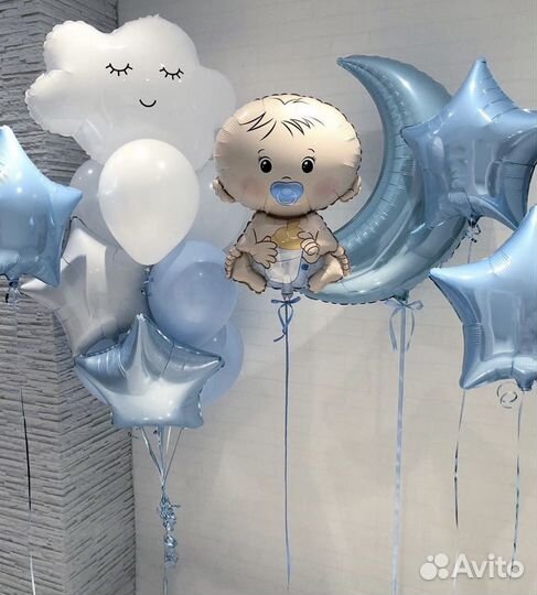 Воздушные Шары на Выписку,Роддома в Медведково