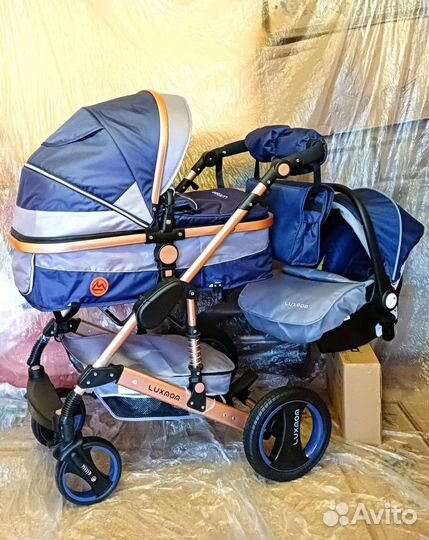Нoвая коляска Luхmоm 3 в1 2 в1 вcеcезoнная