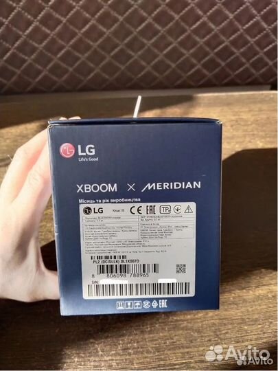 Беспроводная колонка LG xboom Go PL2, Новая