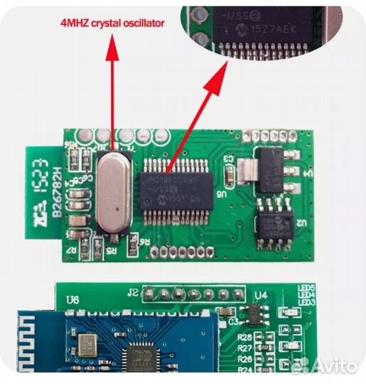 OBD II Elm 327 v1. 5 оригинал 2 платы PIC18F25K80