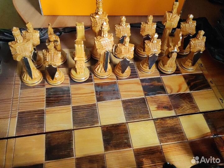 Шахматы деревянные ручной работы