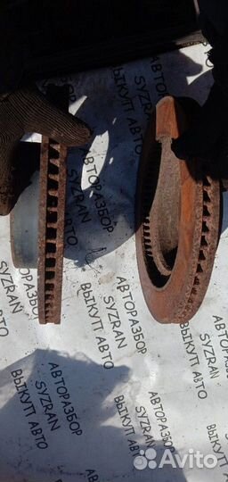 Тормозные диски передние Toyota Prado 120