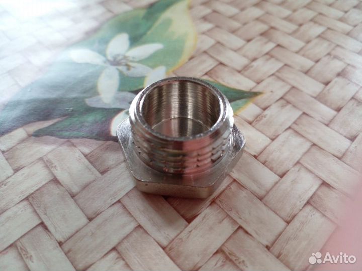 Заглушка для радиатора 1/2 никель