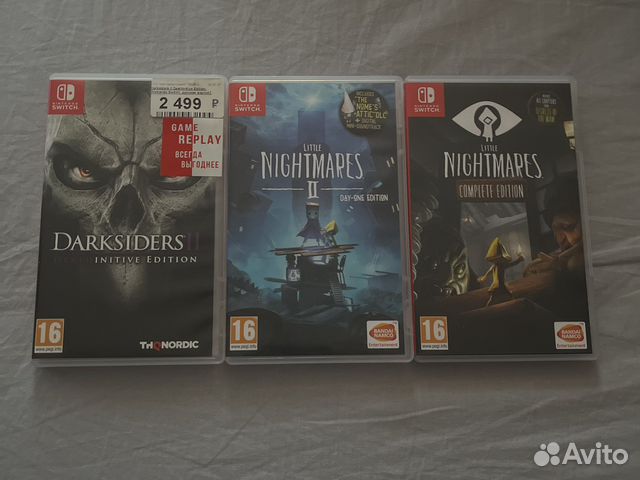 Nintendo switch little nightmares 1,2 darksiders 2