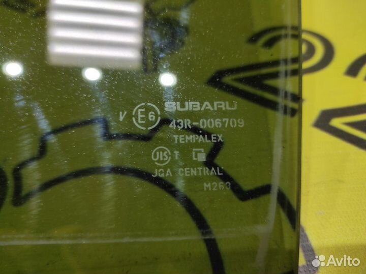 Стекло заднее левое Subaru Legacy(Outback ) BR9