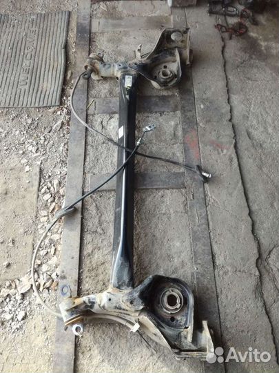 Балка задняя шевроле авео т300