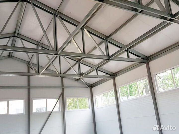 Каркасный ангар