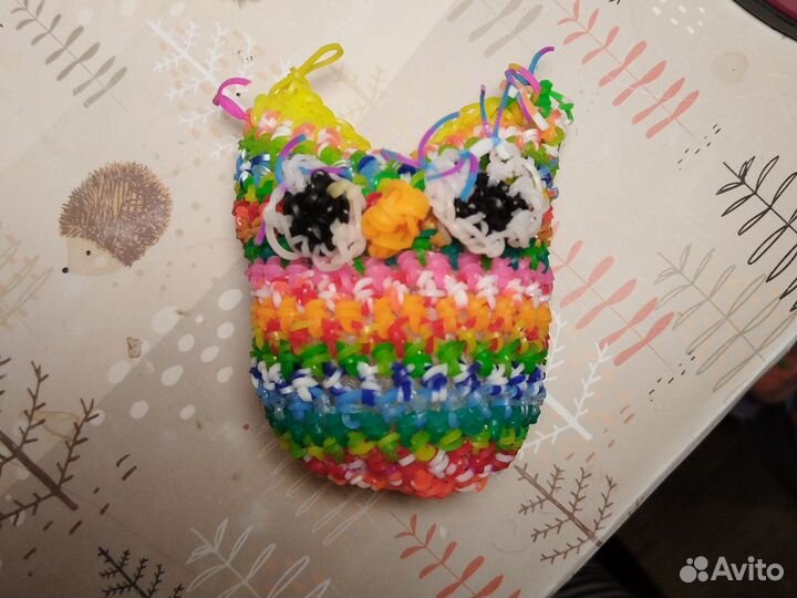 Сова из резиночек