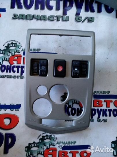 Накладка консоли центральной Renault Logan седан