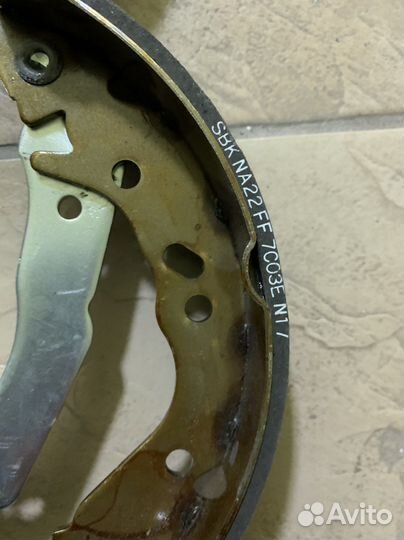 Колодки тормозные задние hyundai Accent