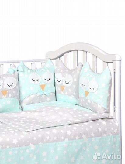 Бортики в детскую кроватку