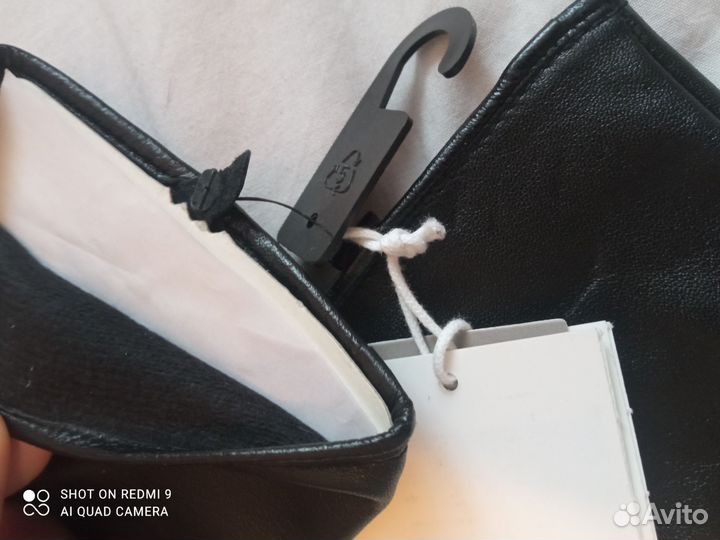 Перчатки женские кожаные