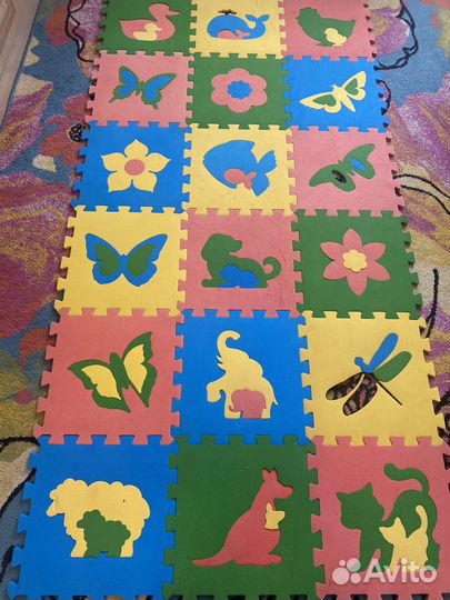 Мягкий коврик пазл