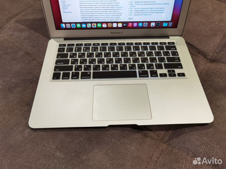 MacBook Air A1466 intel i5 SSD 128 GB новый аккум