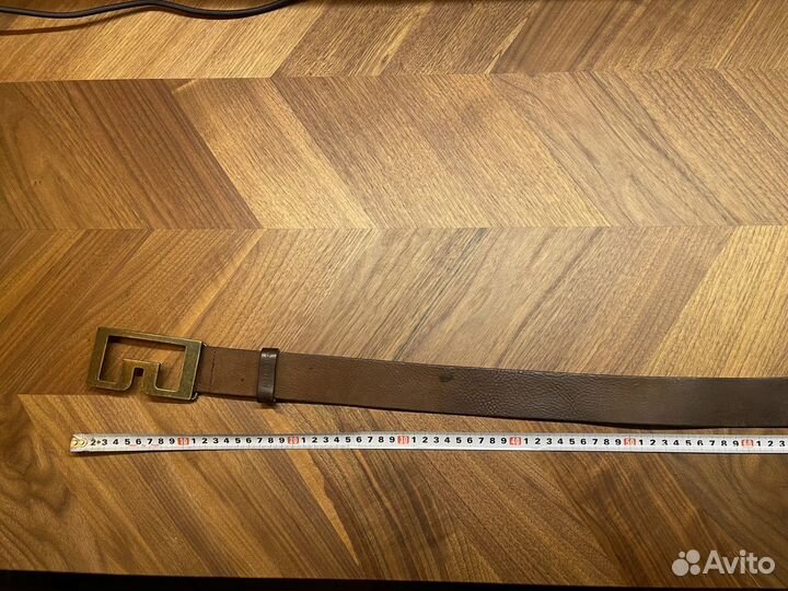 Мужской Ремень J Lindenberg коричневый пряжка 95см