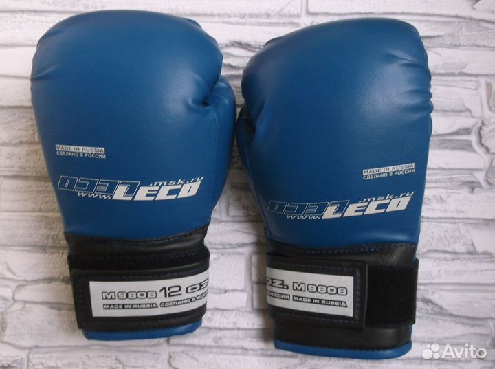 Боксерские перчатки leco 12 oz отличное состояние