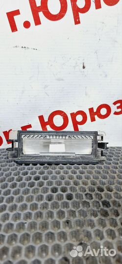 Фонарь подсветки заднего номера renault logan