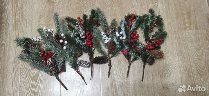 Новогодние веточки для декора