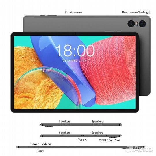 Новый Teclast T50 Pro 8/256 Гб 4G Helio G99