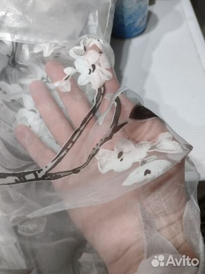 Штора тюль органза 600*240